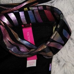 Victoria's Secret Swim - Metallic Animal Print Halter Bikini Top Victoria's Secret Swim - Metallic Animal Print Halter Bikini Top